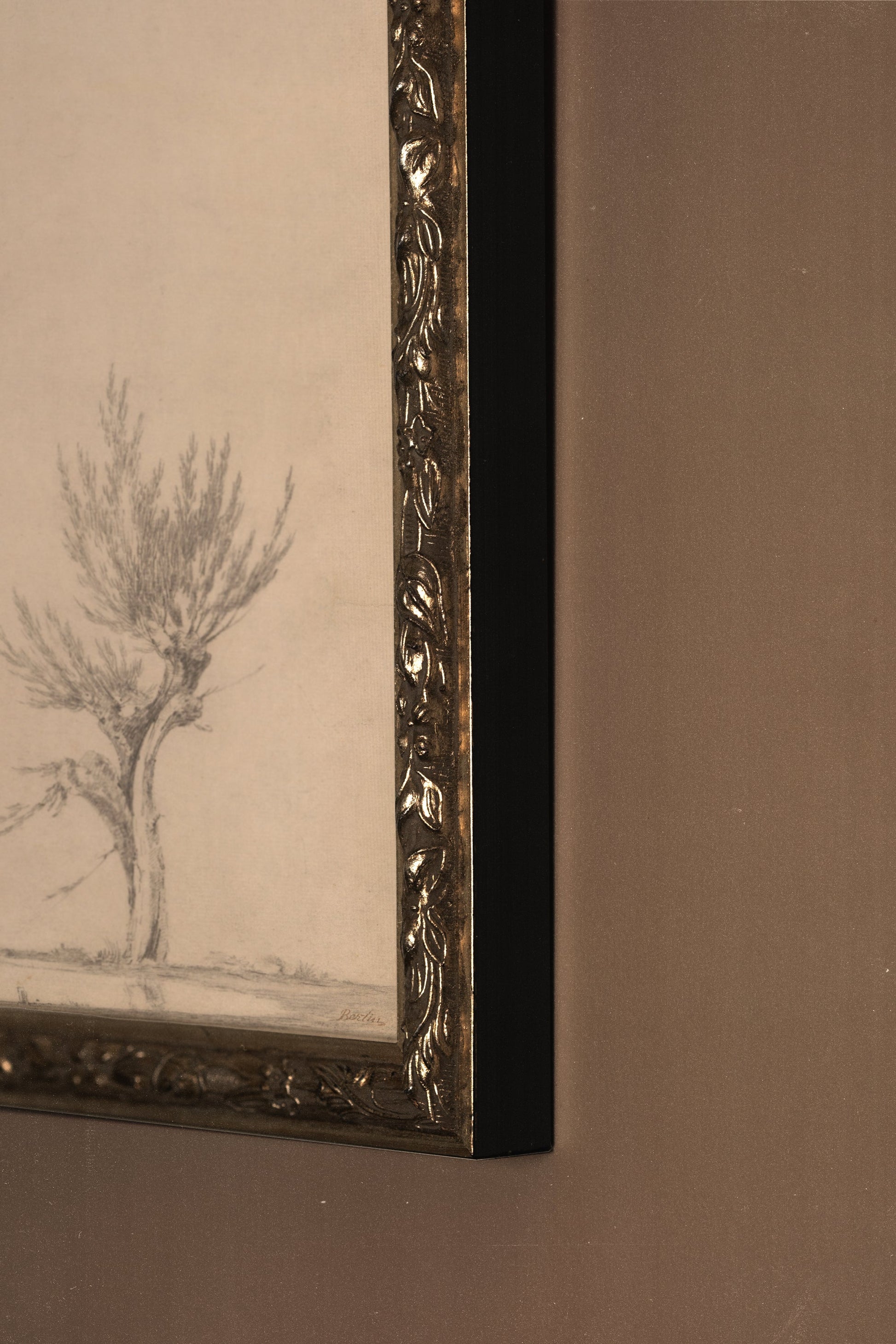 Poplar Breeze, Vintage Silver Frame
