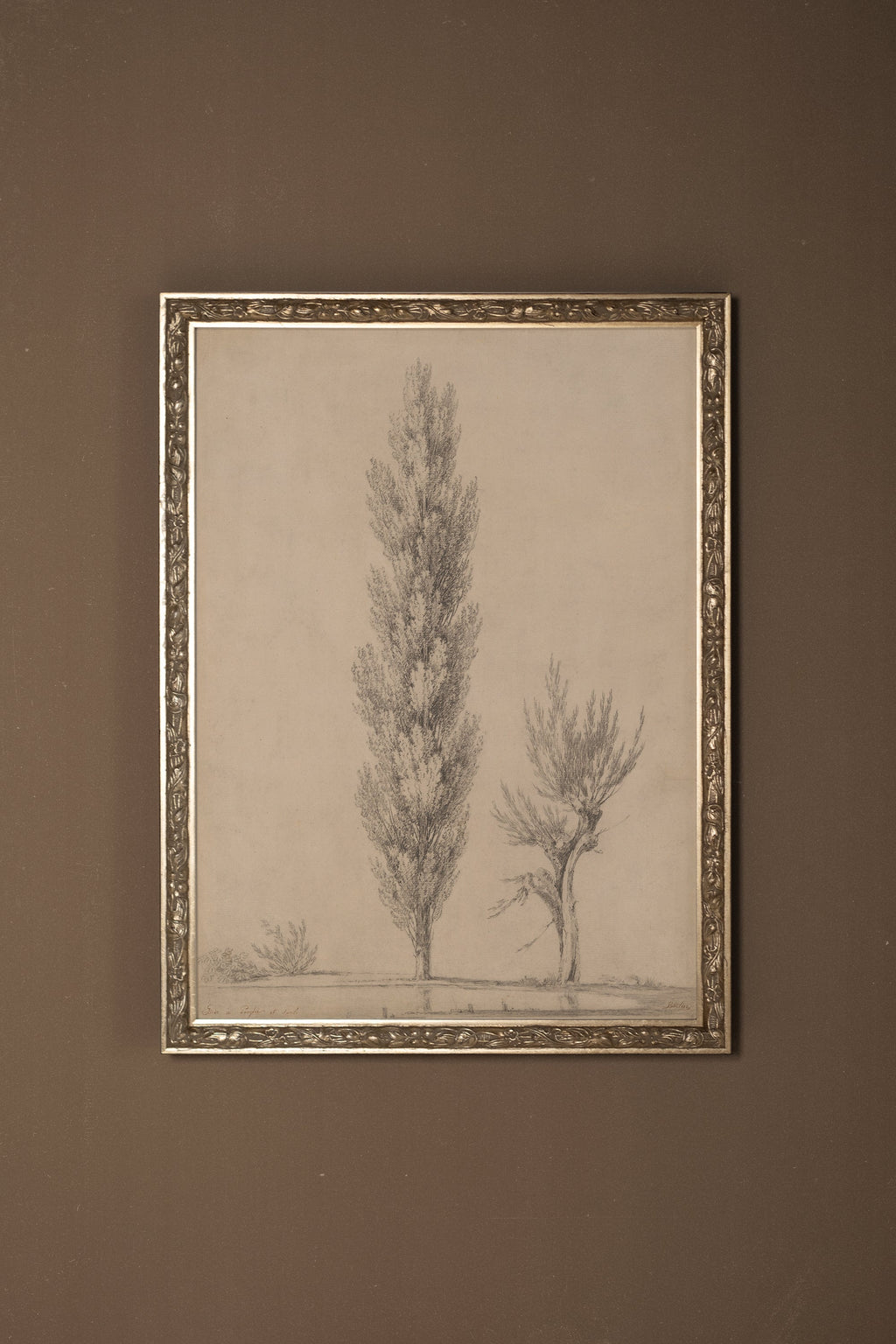 Poplar Breeze, Vintage Silver Frame