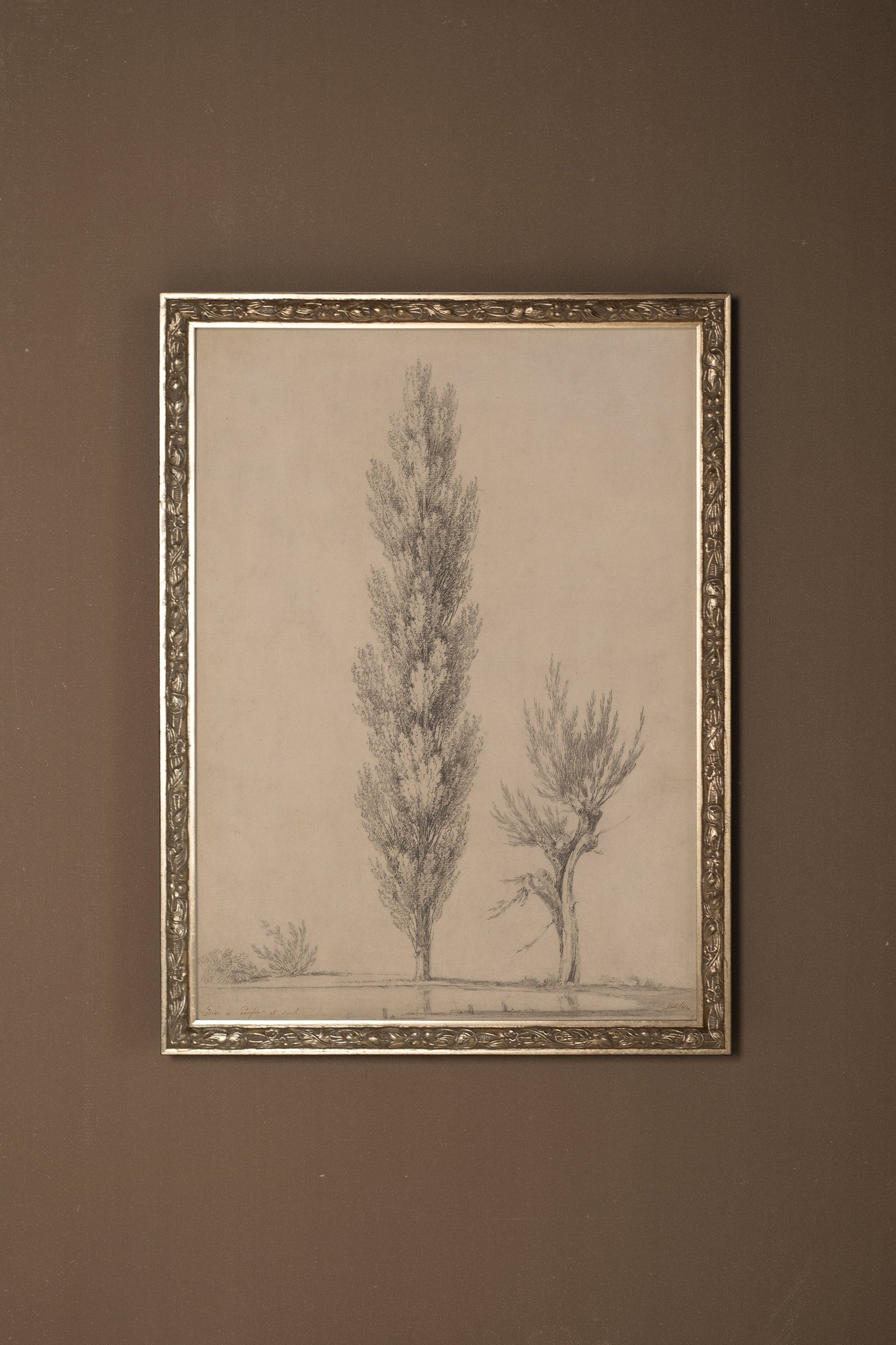 Poplar Breeze, Vintage Silver Frame
