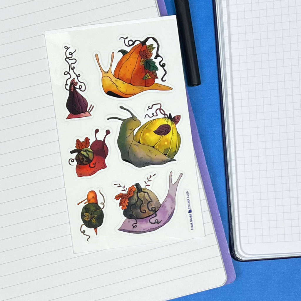 Gourd-geous Snails