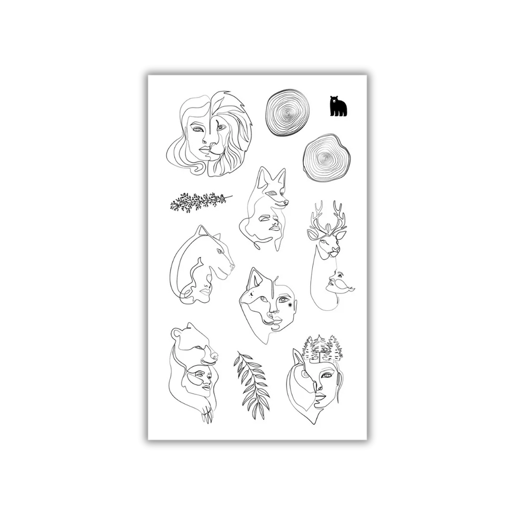Wild Woman - Four Bears Sticker Club