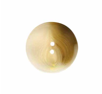 Elan ; Bouton à 2 trous, beige - 3/4"