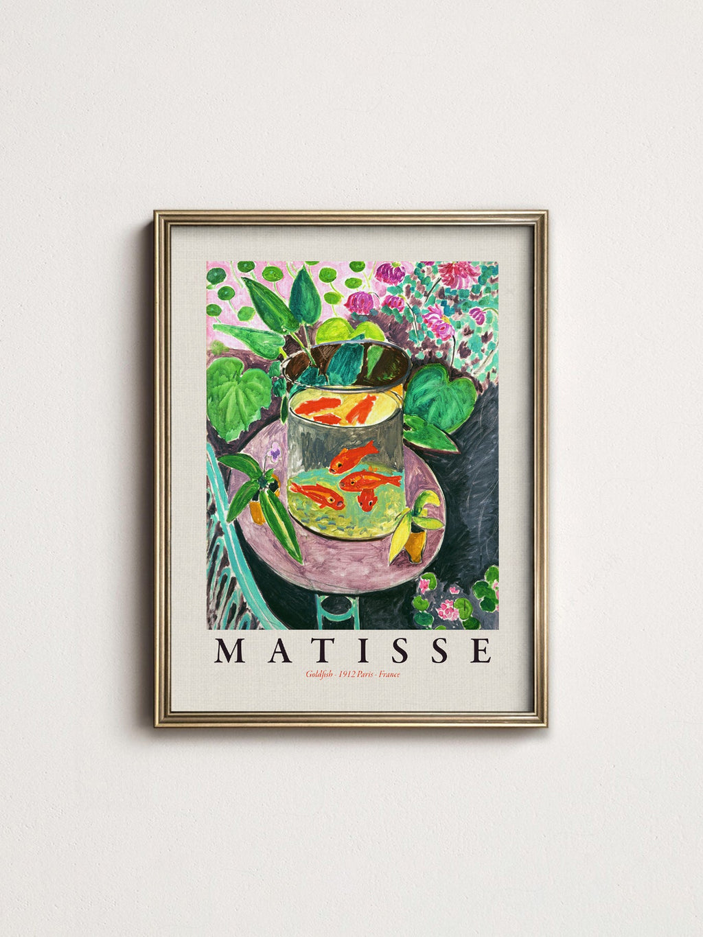 Henri Matisse Goldfish Art Print – Museum Wall Art Poster Decor