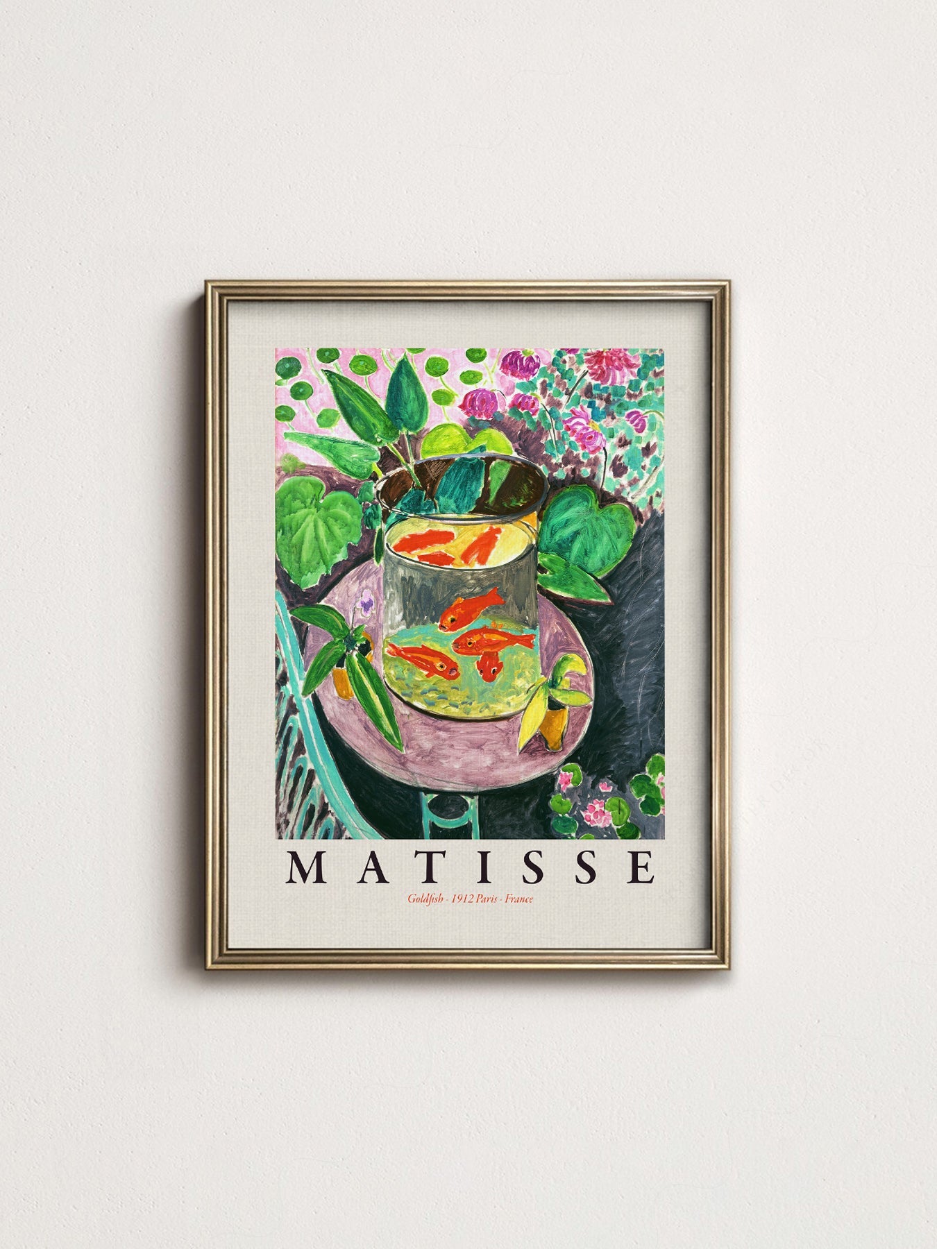 Henri Matisse Goldfish Art Print – Museum Wall Art Poster Decor