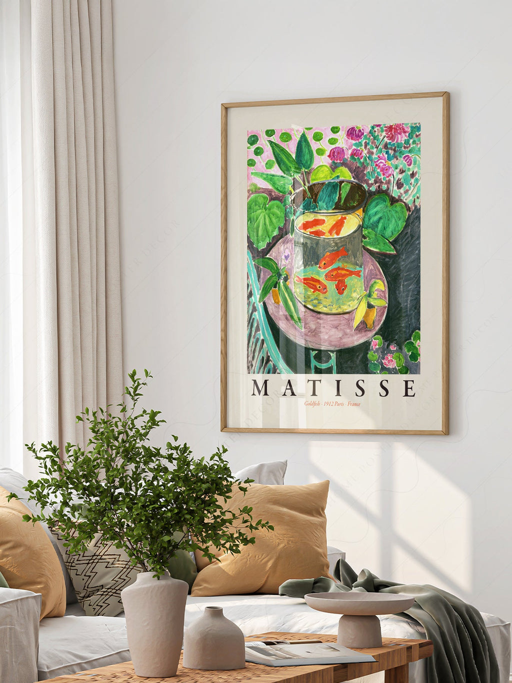Henri Matisse Goldfish Art Print – Museum Wall Art Poster Decor