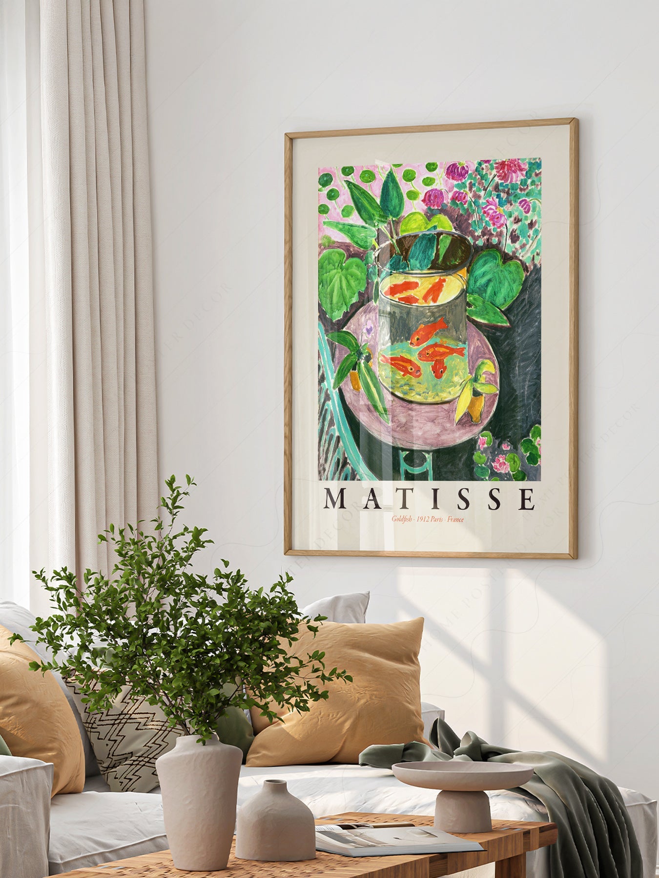 Henri Matisse Goldfish Art Print – Museum Wall Art Poster Decor