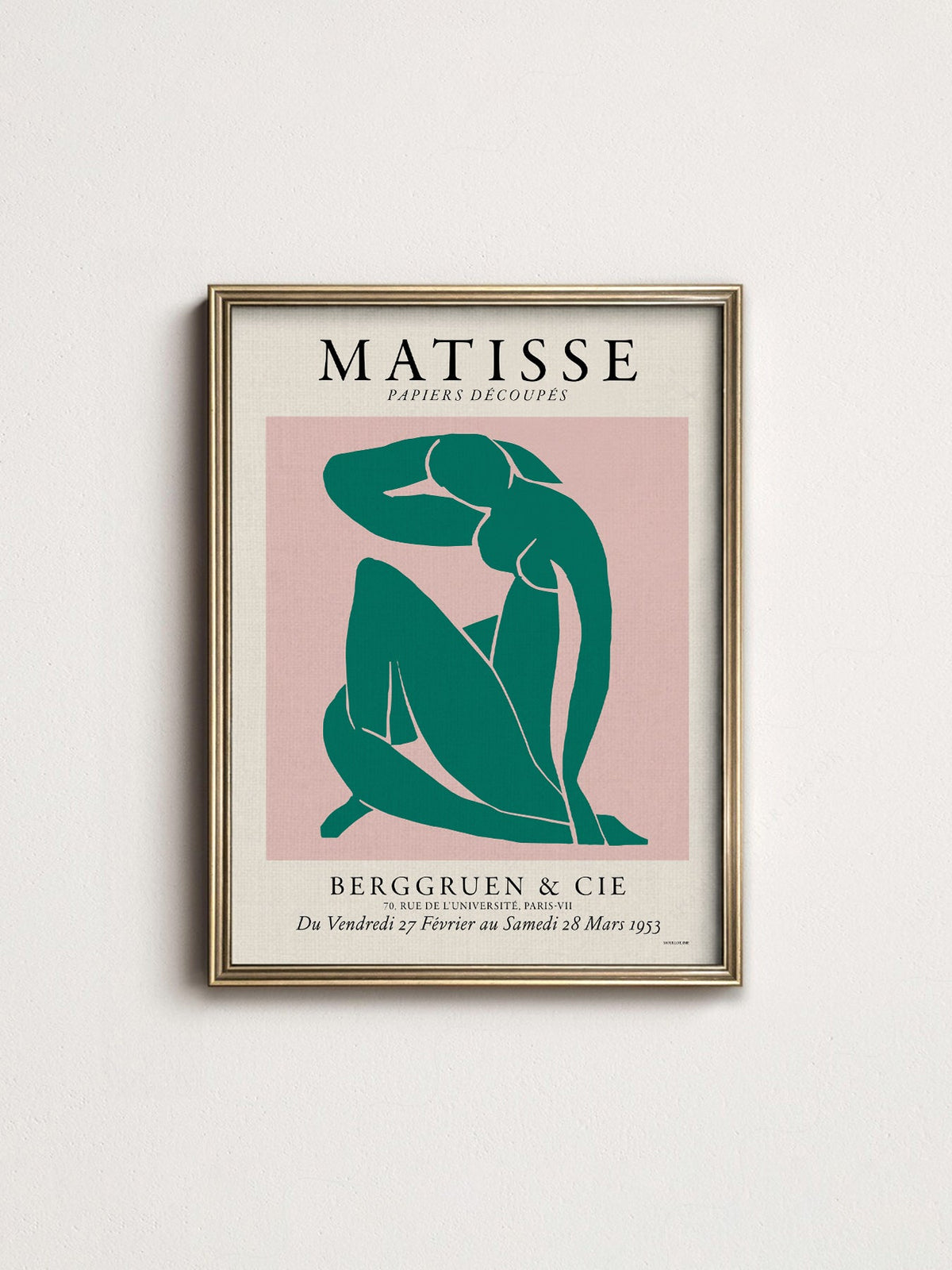 Henri Matisse Papiers Découpés Exhibition Print – Modern Wall Art Poster