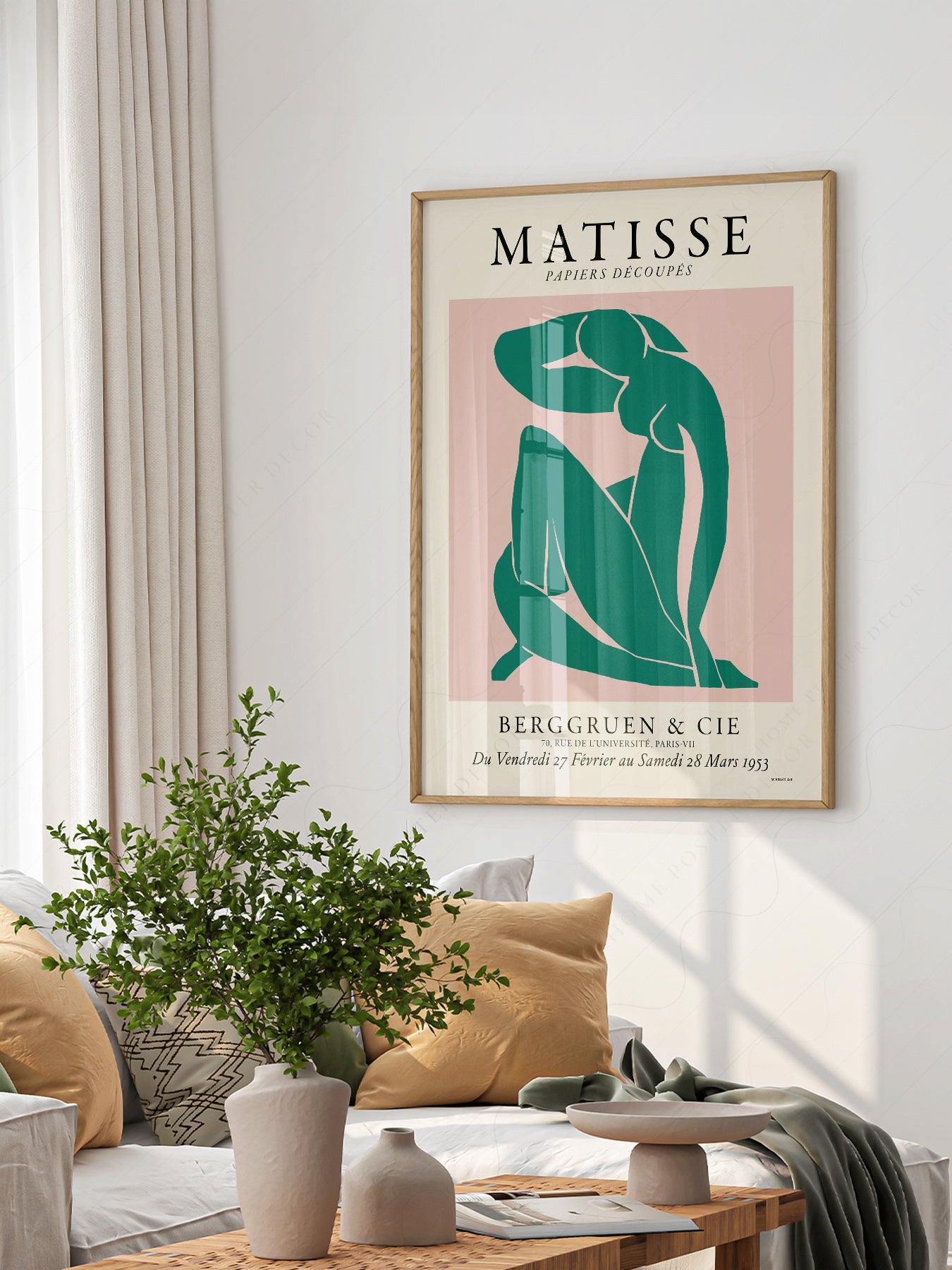 Henri Matisse Papiers Découpés Exhibition Print – Modern Wall Art Poster