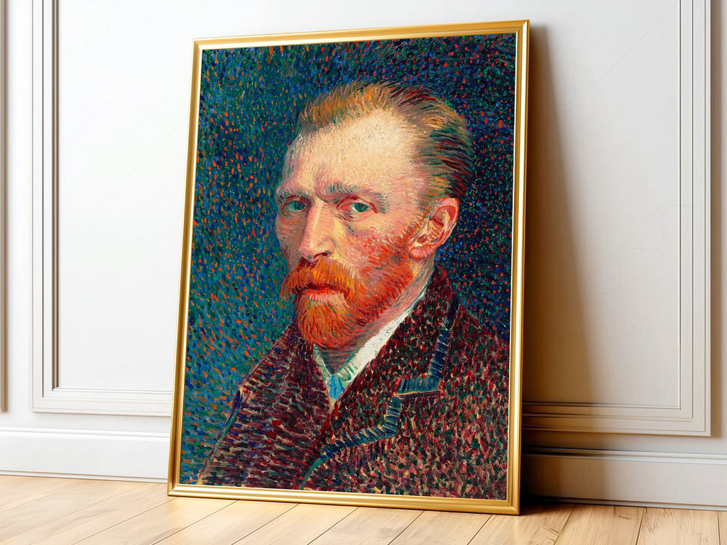 Vincent van Gogh Self-Portrait Art Print – Famous Painting Wall Art