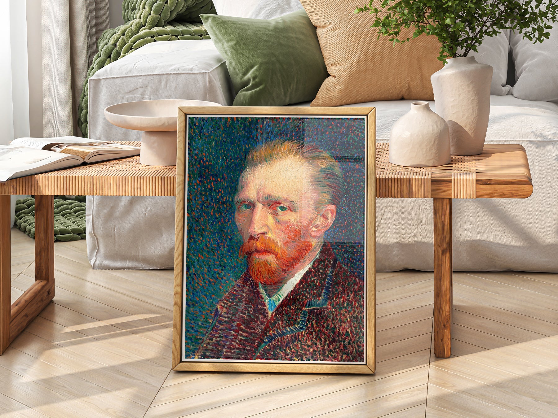 Vincent van Gogh Self-Portrait Art Print – Famous Painting Wall Art