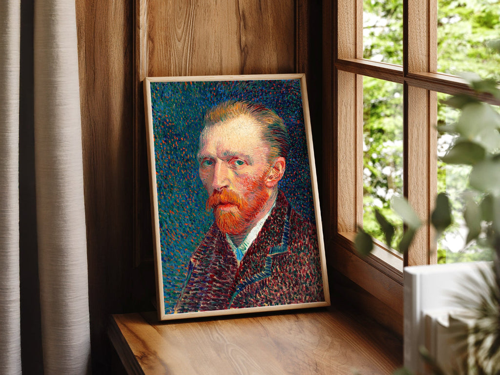 Vincent van Gogh Self-Portrait Art Print – Famous Painting Wall Art