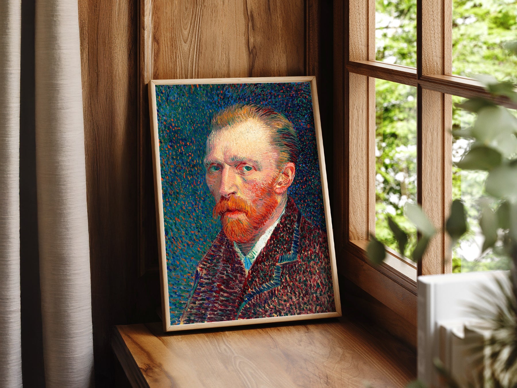 Vincent van Gogh Self-Portrait Art Print – Famous Painting Wall Art
