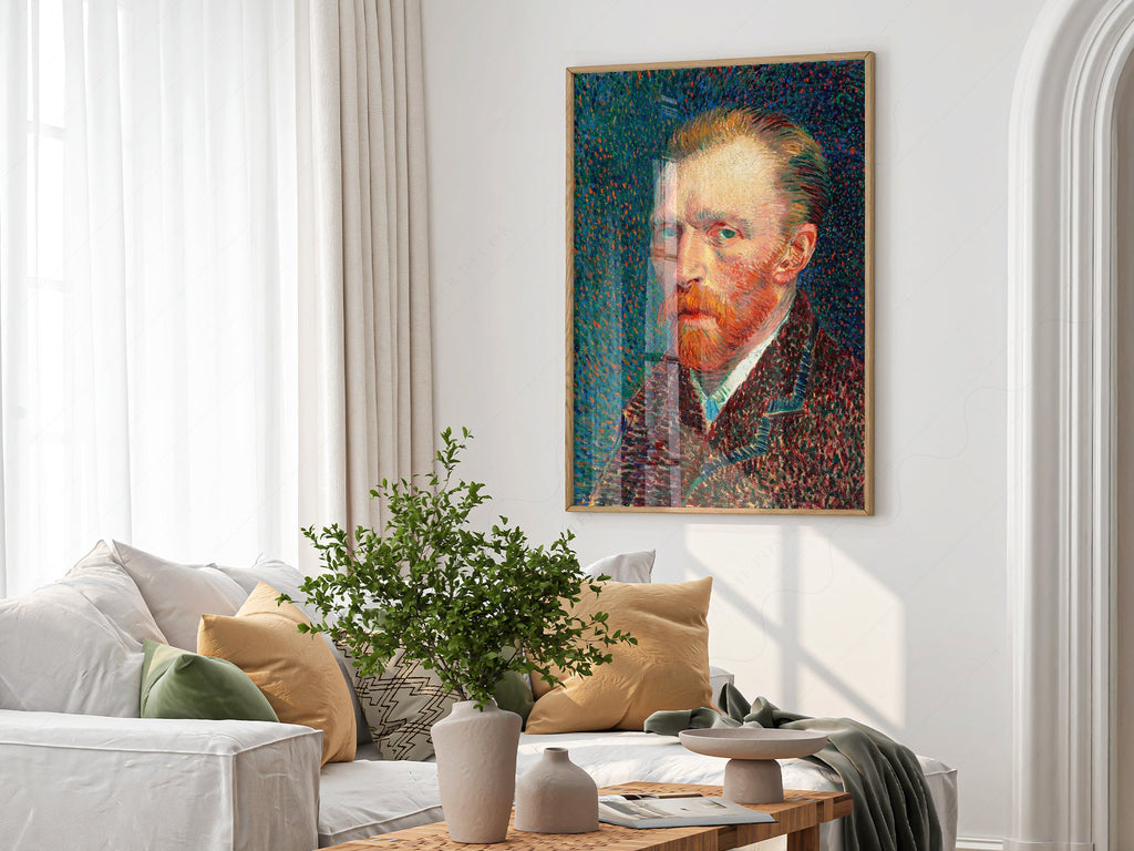 Vincent van Gogh Self-Portrait Art Print – Famous Painting Wall Art