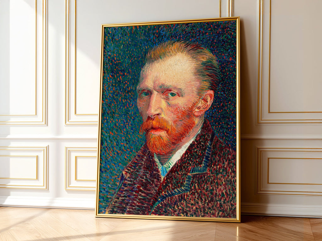 Vincent van Gogh Self-Portrait Art Print – Famous Painting Wall Art