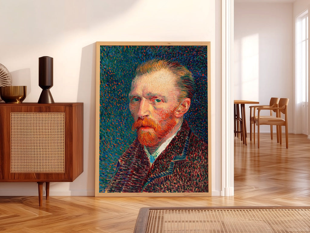 Vincent van Gogh Self-Portrait Art Print – Famous Painting Wall Art