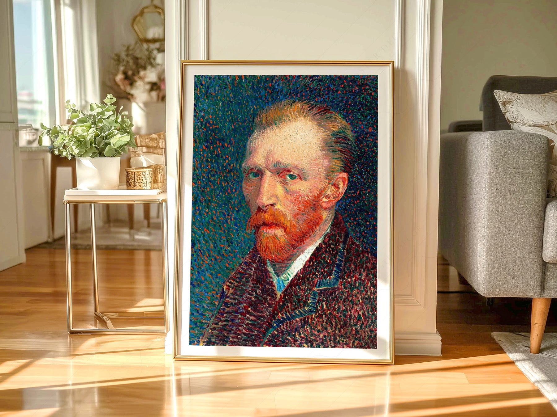 Vincent van Gogh Self-Portrait Art Print – Famous Painting Wall Art