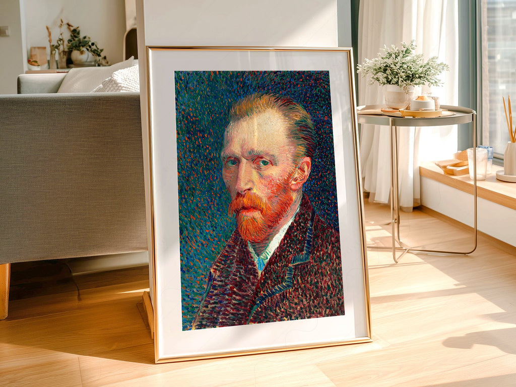 Vincent van Gogh Self-Portrait Art Print – Famous Painting Wall Art