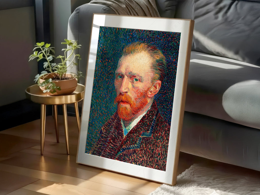 Vincent van Gogh Self-Portrait Art Print – Famous Painting Wall Art