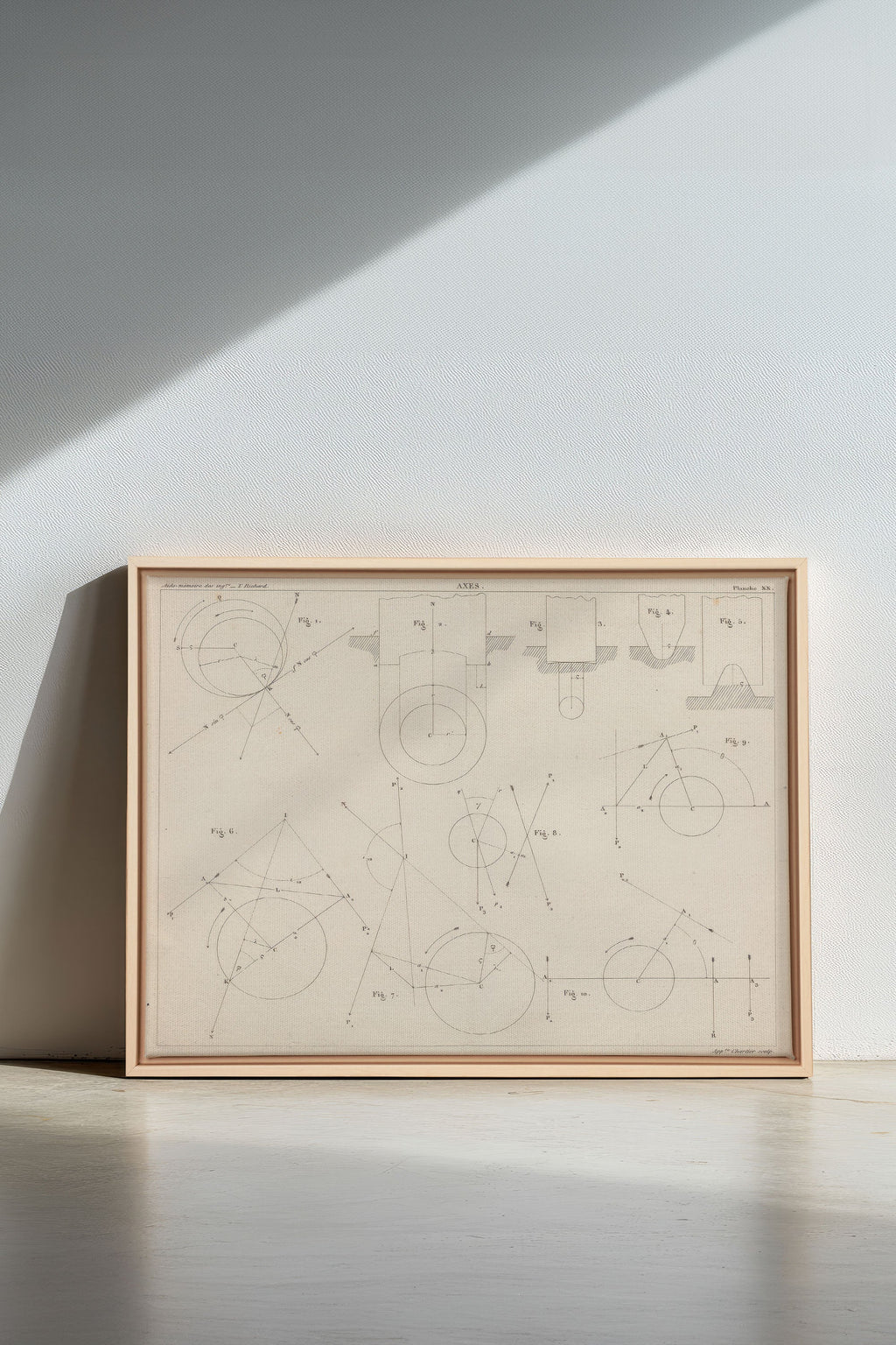 AT THE HEART OF THE AXES, Stretched Canvas Artwork