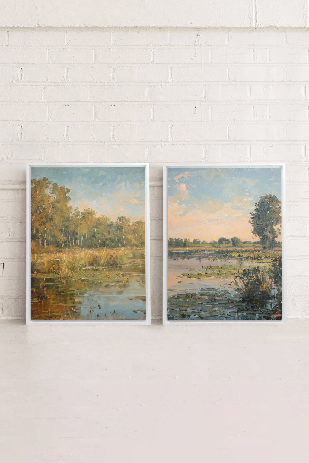 CROATIAN WATERS (2 Stretched Canvas Works)