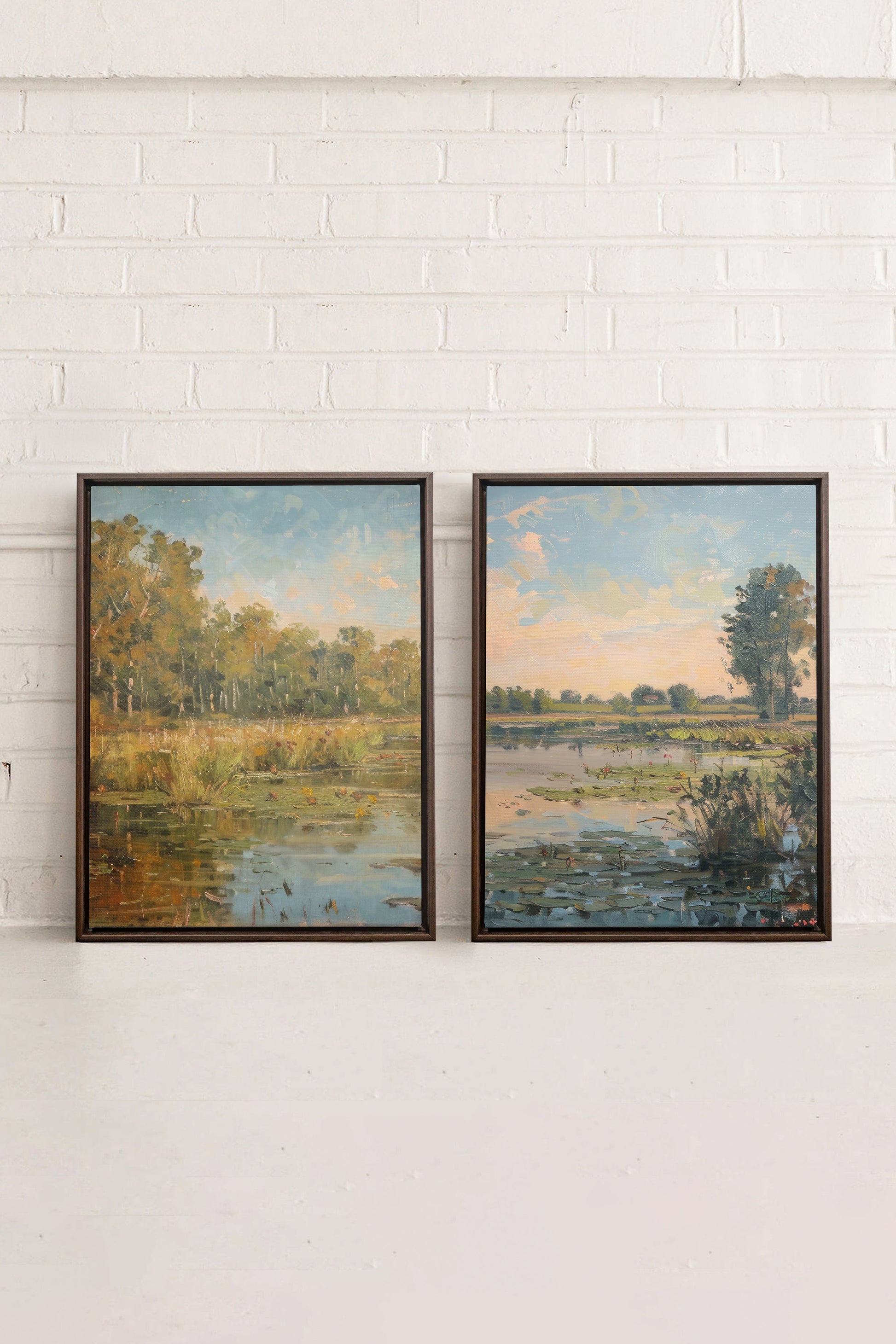 CROATIAN WATERS (2 Stretched Canvas Works)
