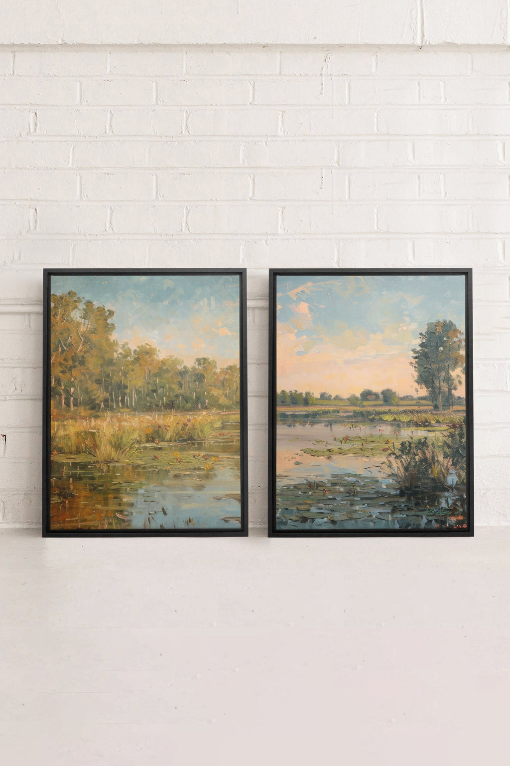 CROATIAN WATERS (2 Stretched Canvas Works)