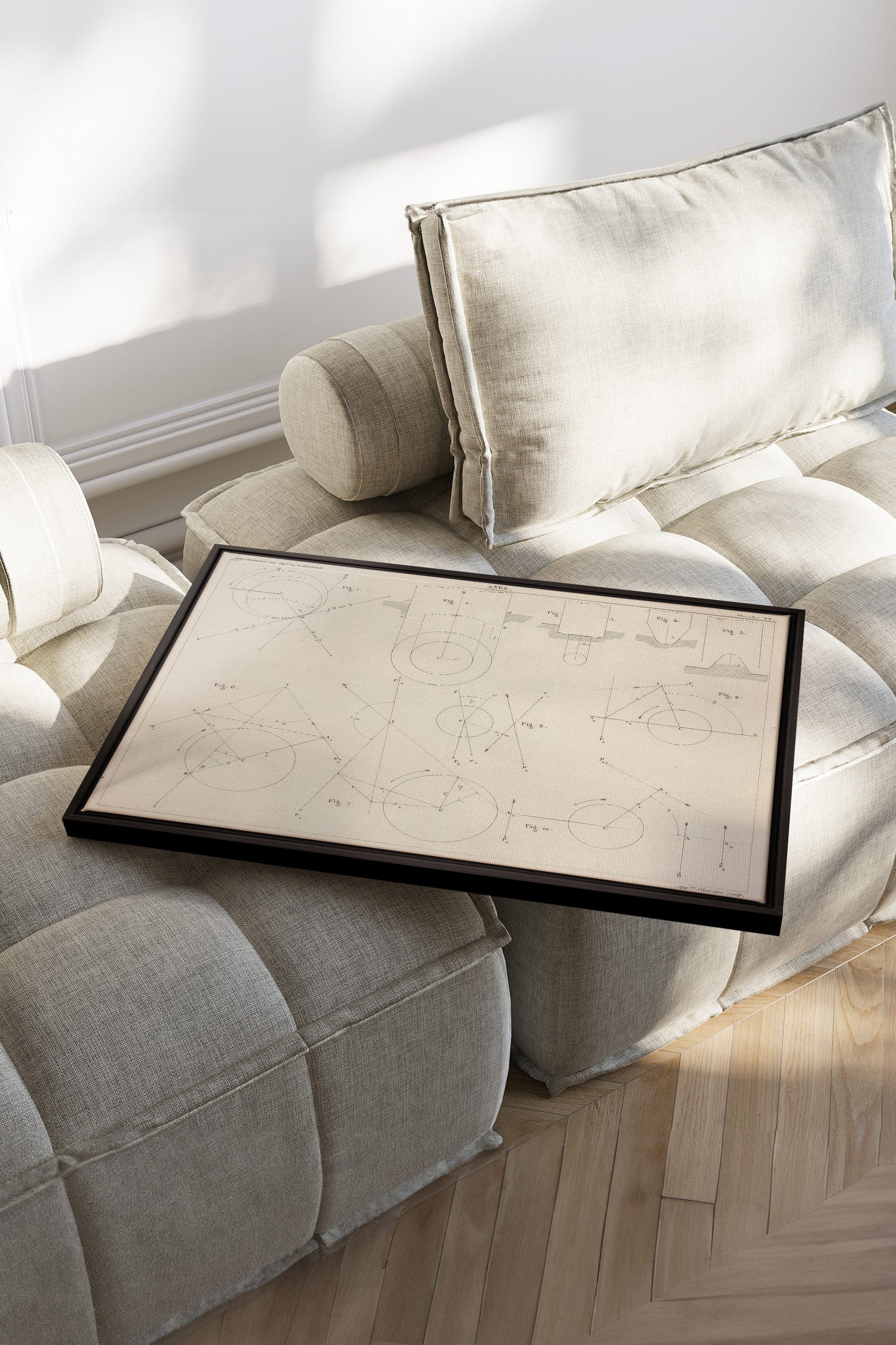AT THE HEART OF THE AXES, Stretched Canvas Artwork