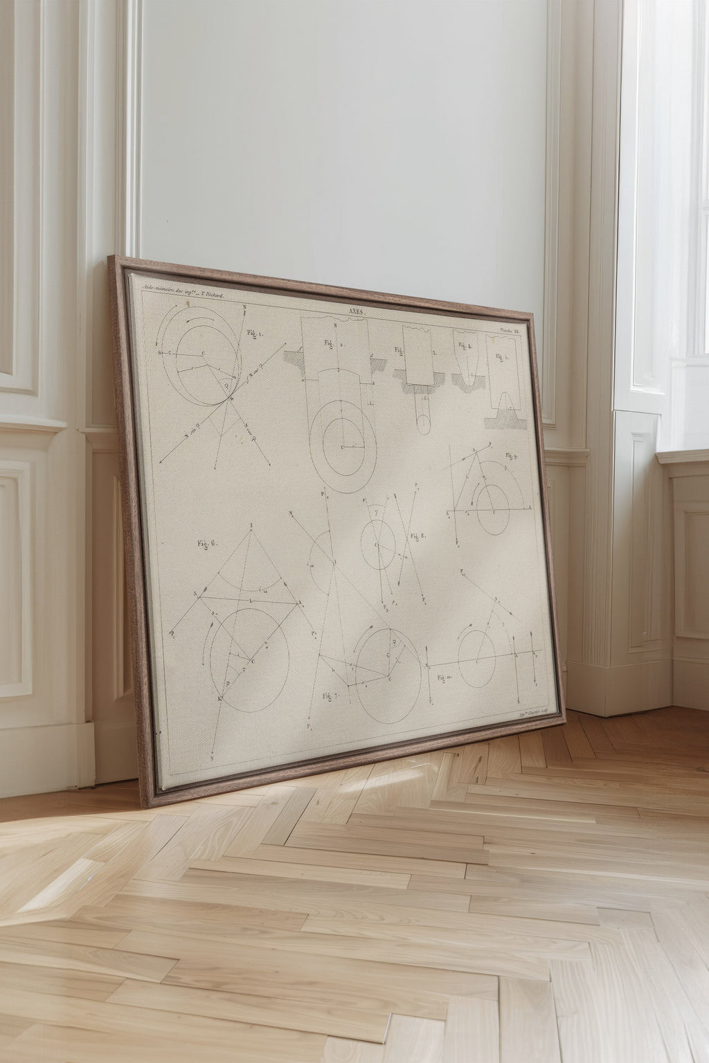 AT THE HEART OF THE AXES, Stretched Canvas Artwork