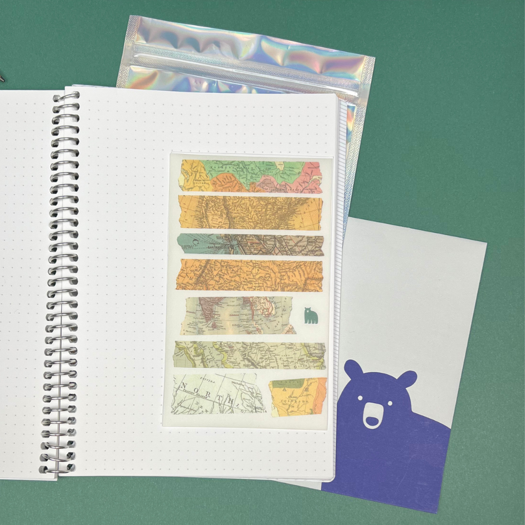Vintage Map Washi
