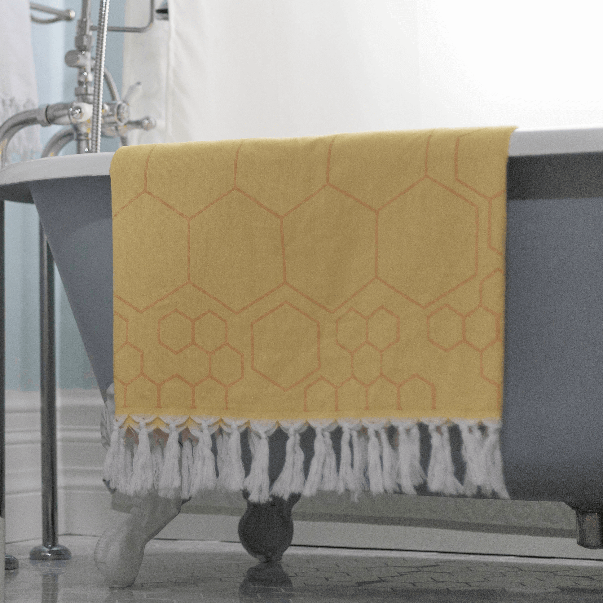 Serviettes turques Canada | Ensemble jaune et orange