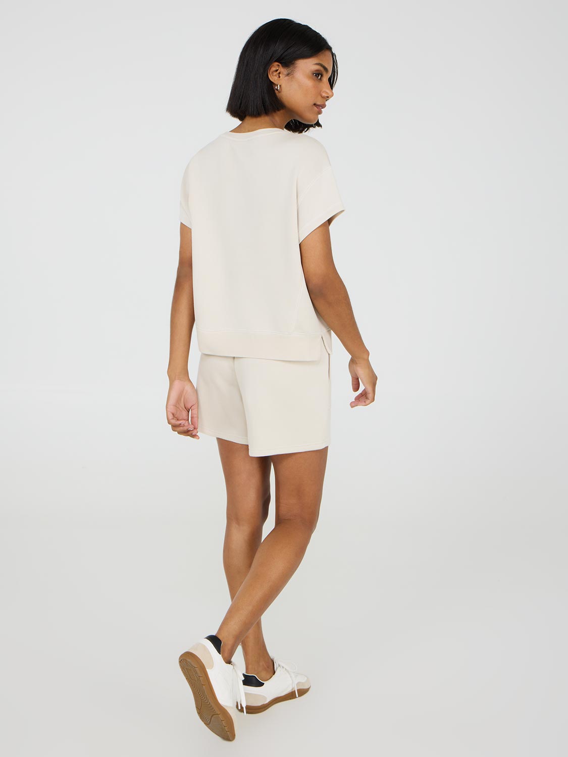 Sweat-shirt taille haute en polaire Cloud