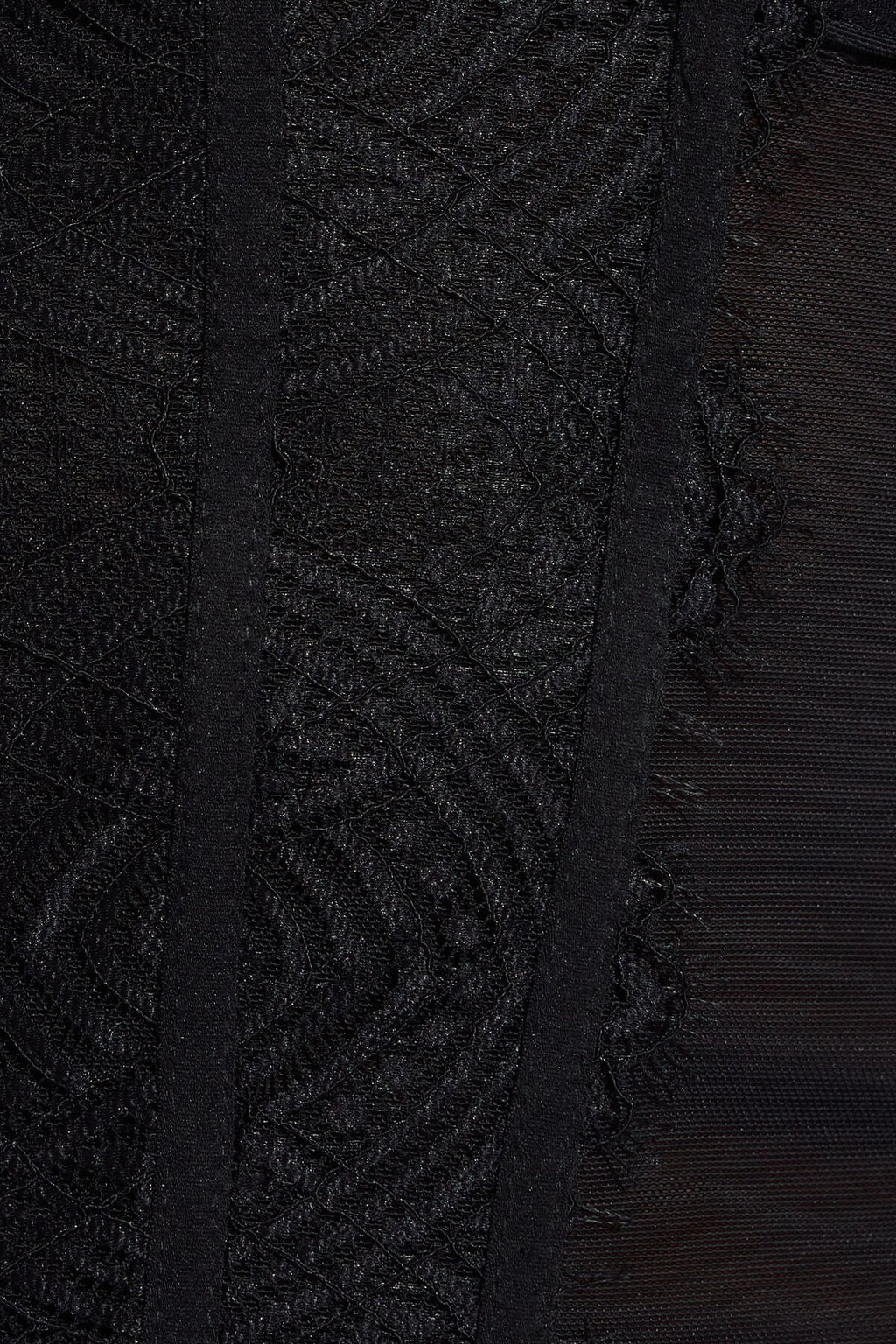 Bustier en maille et dentelle Chrishell