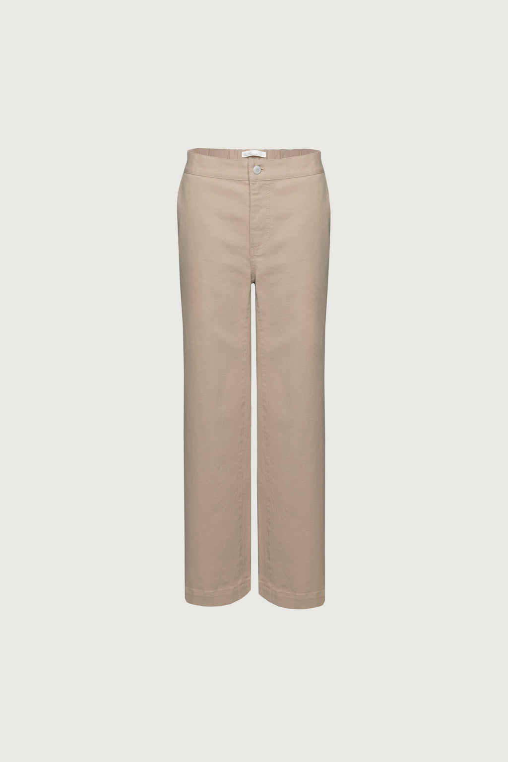 PANTALON LARGE EN SERGÉ LONG