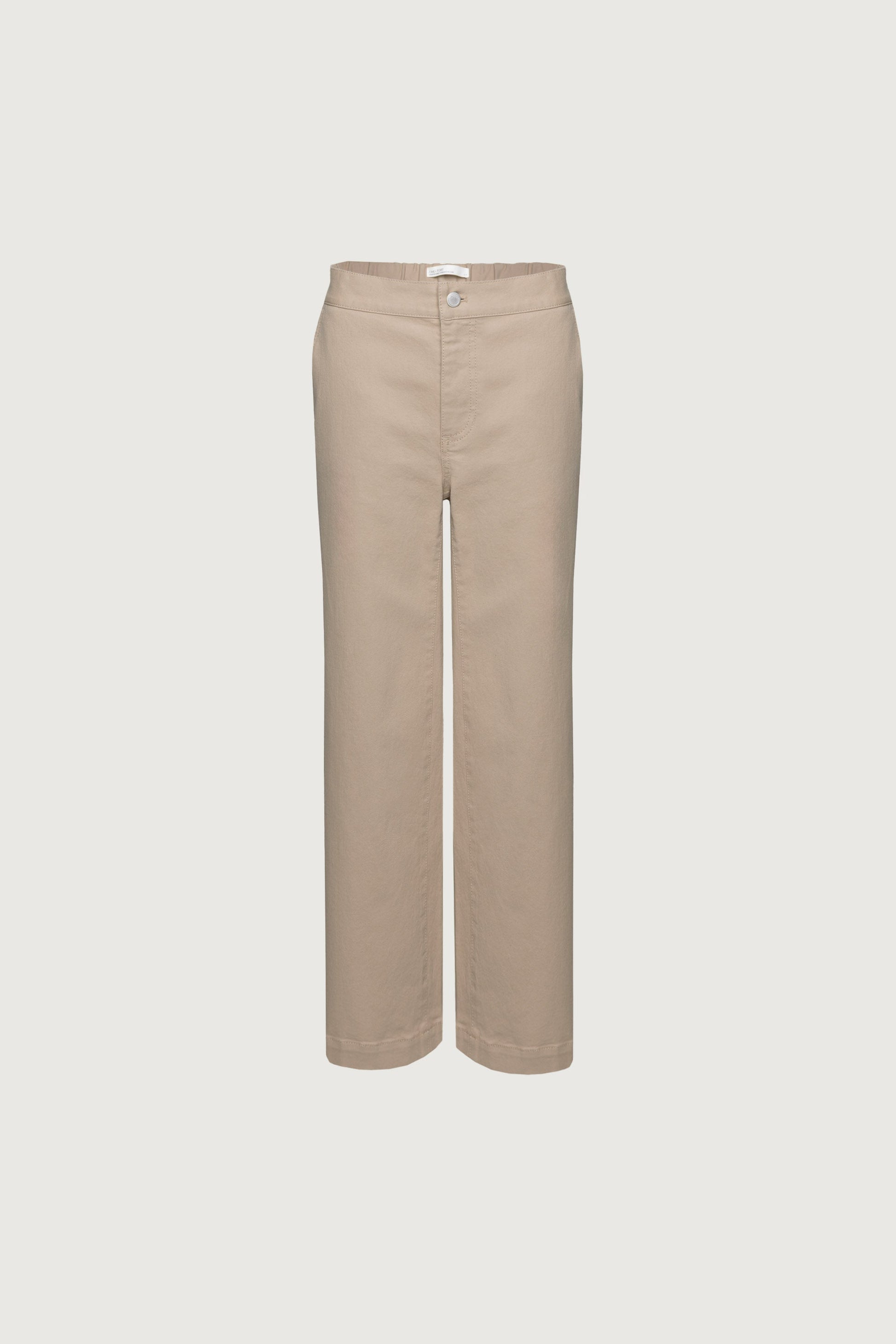 PANTALON LARGE EN SERGÉ LONG