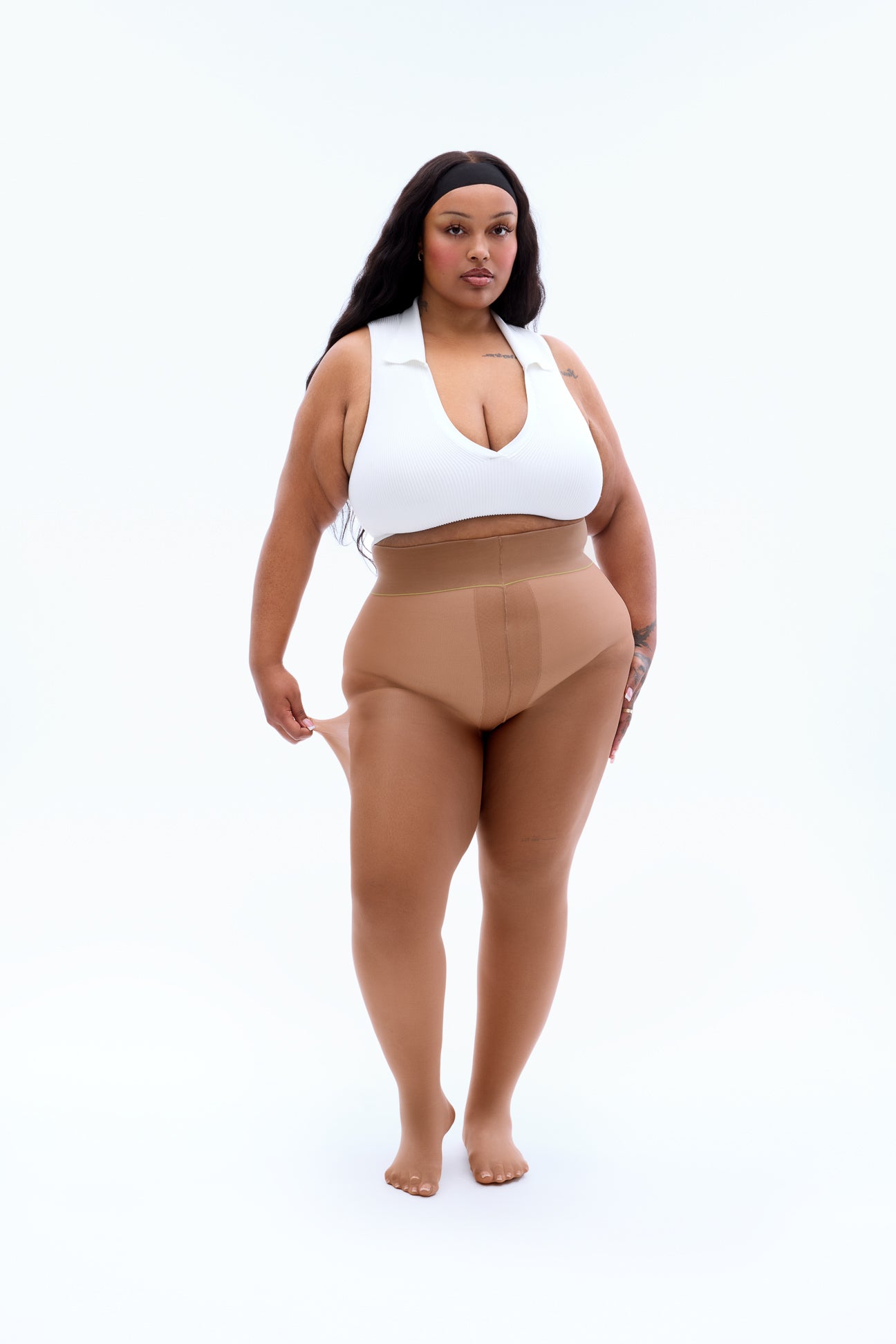 Nude Classic Sheer Rip-Resist Tights – 4” Waistband