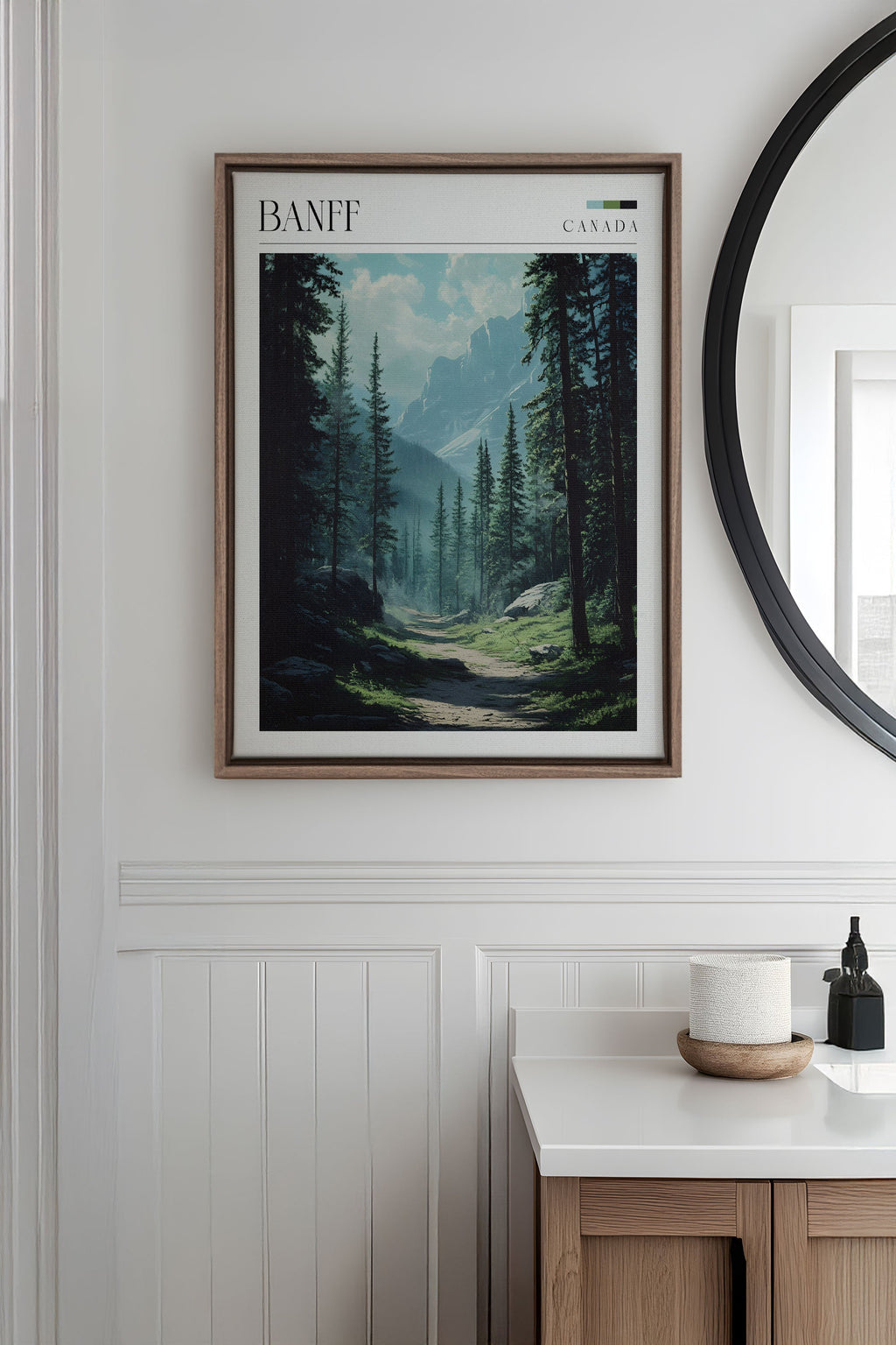 BANFF, Stretched Canvas Artwork