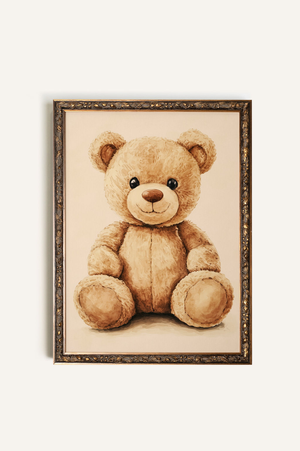 Tender Bear, Vintage Bronze Frame