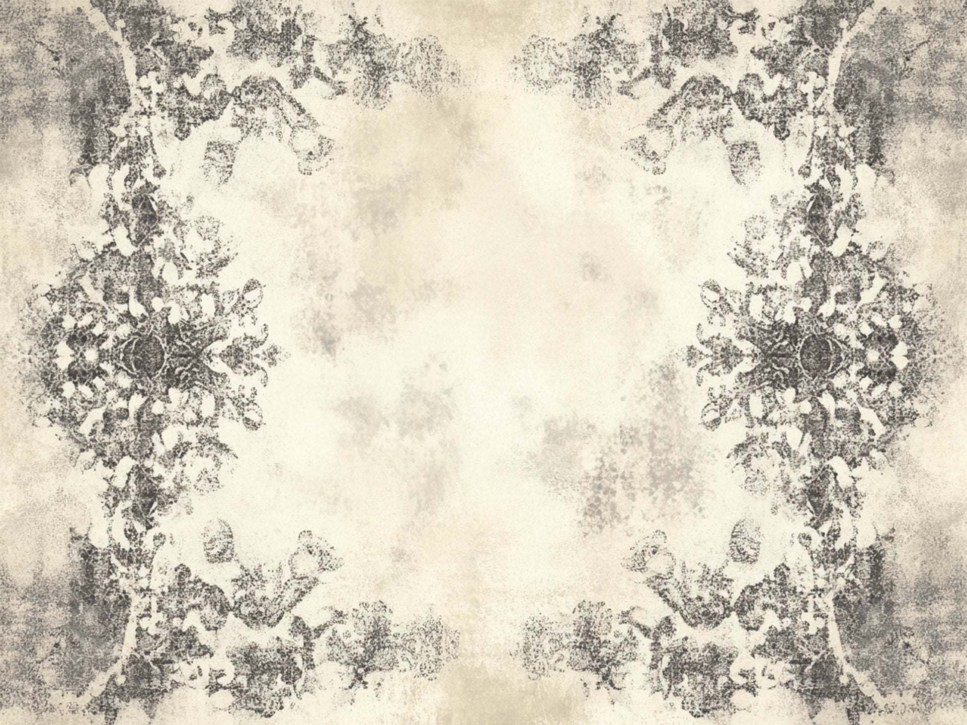 Floral Shadows 1, Vintage Frame