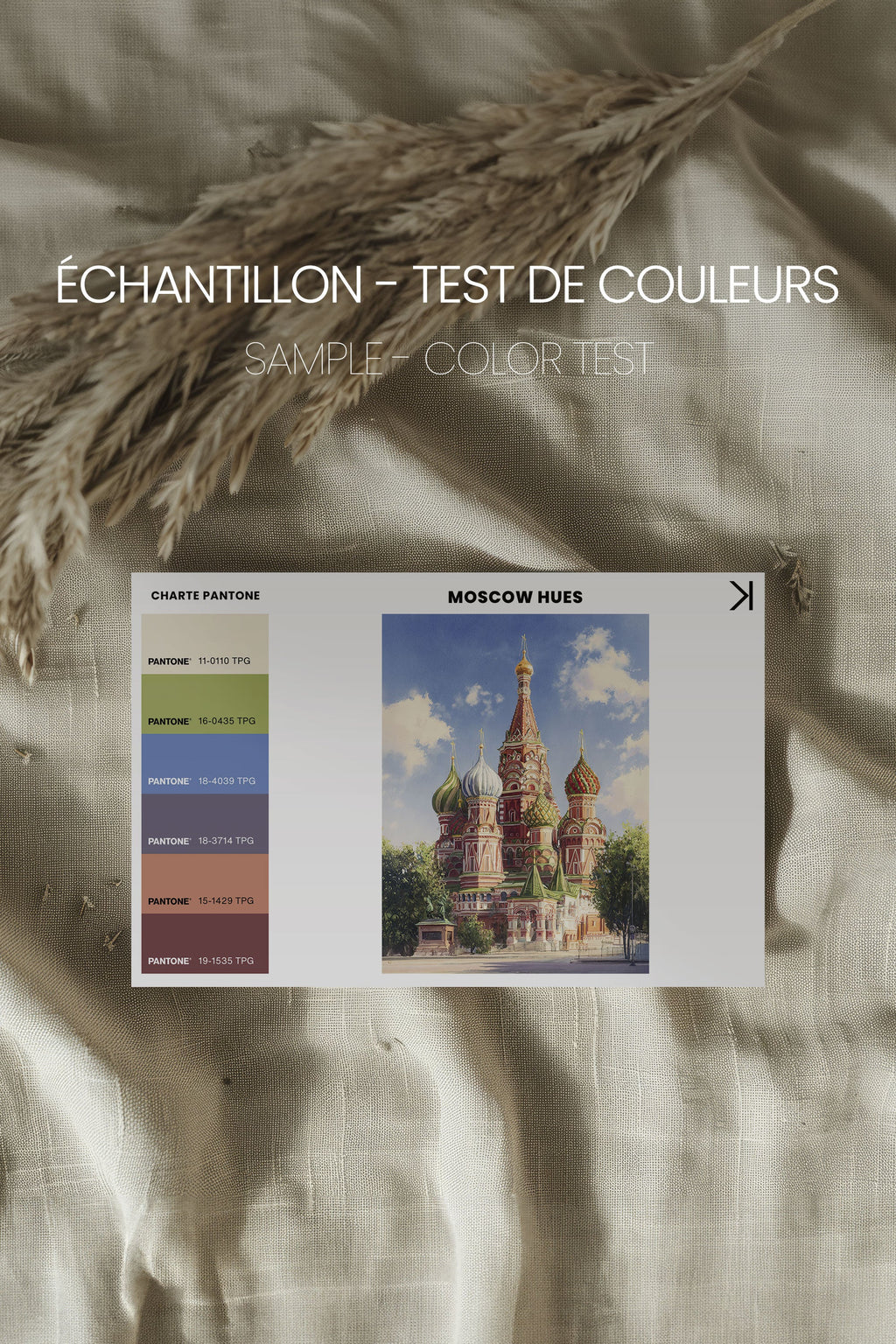 MOSCOW HUES, Stretched Canvas Artwork