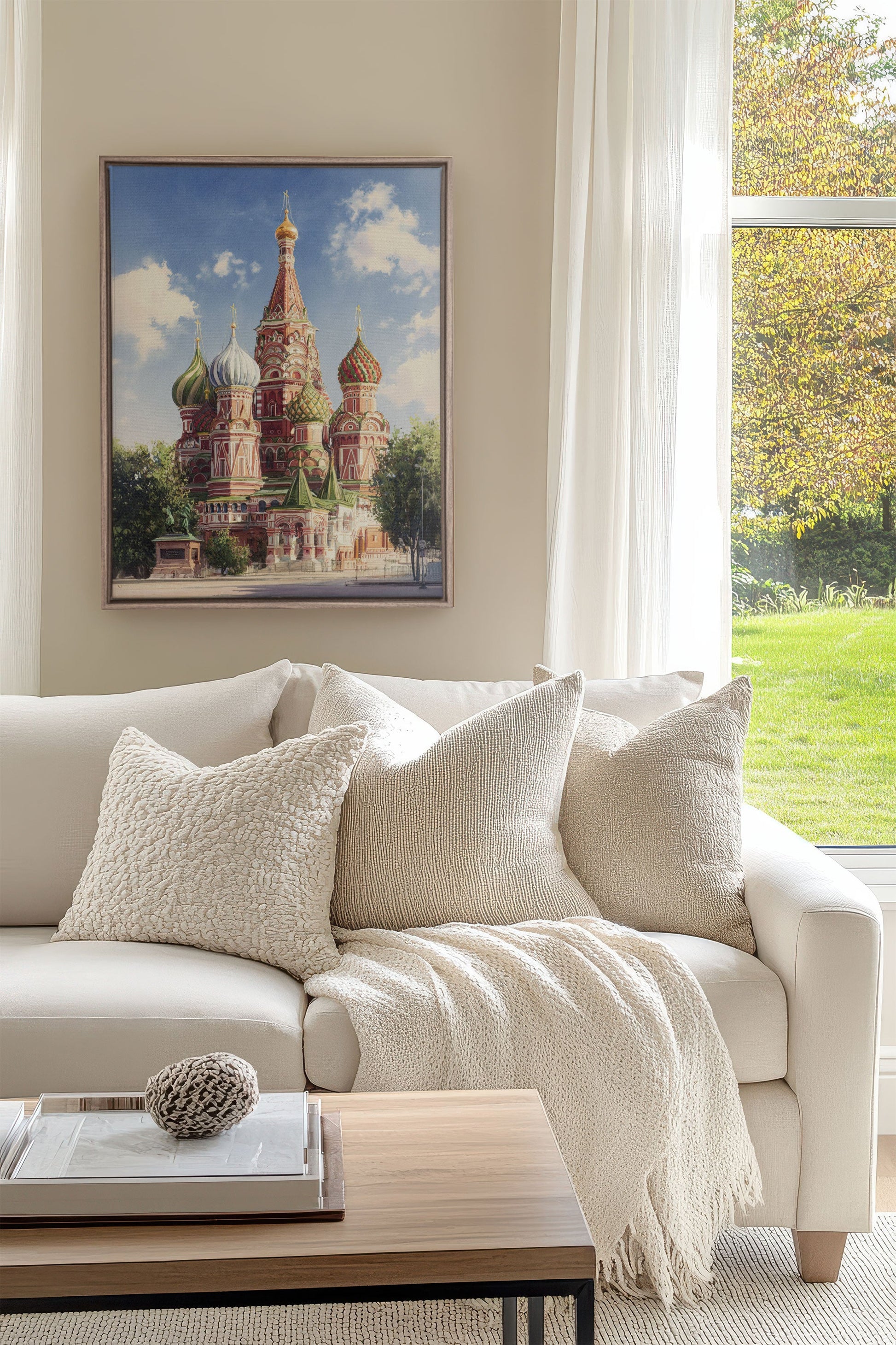 MOSCOW HUES, Stretched Canvas Artwork