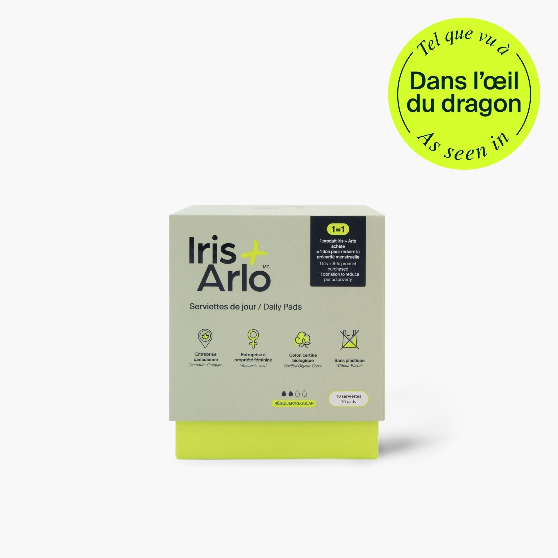 100% Organic Cotton Daily Pads