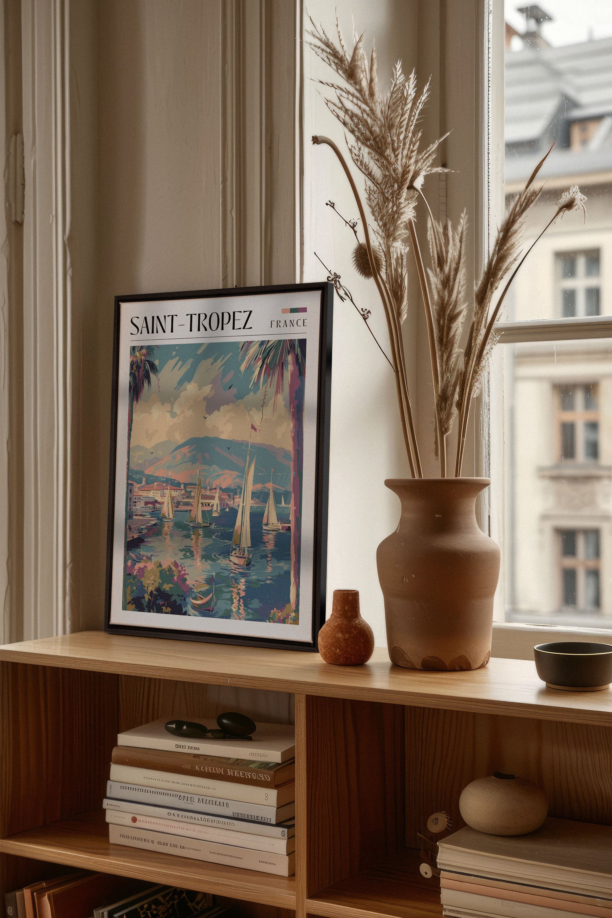 Saint-Tropez, Stretched Canvas Artwork