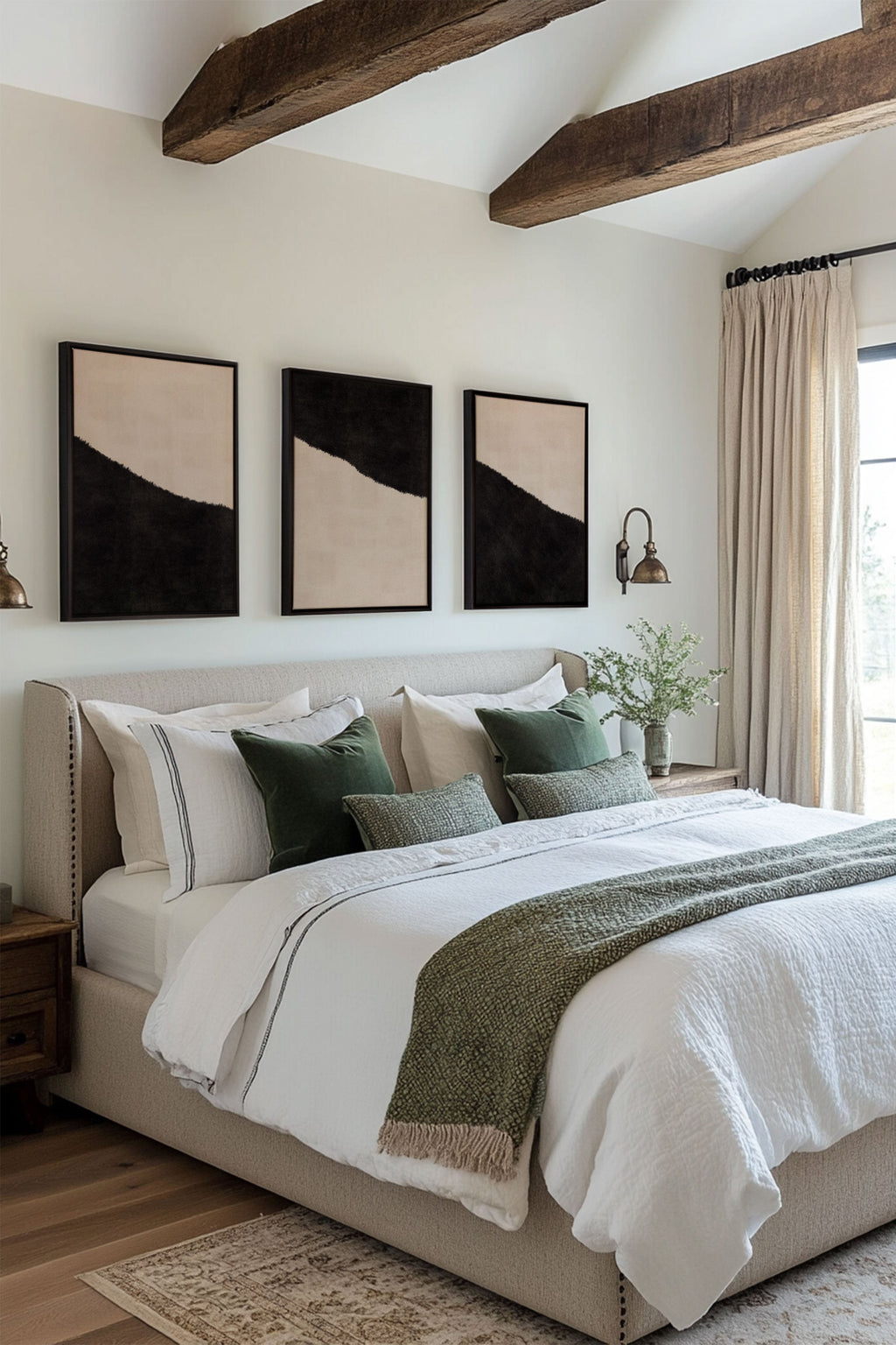 LUXE TRIO (3 Stretched Canvas Artworks)