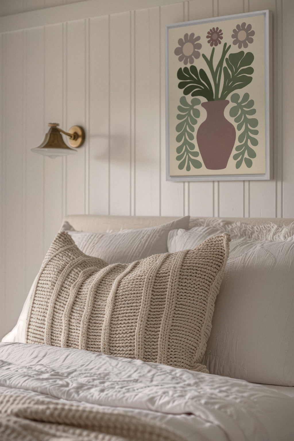 CHIC FLORAL, Stretched Canvas Artwork
