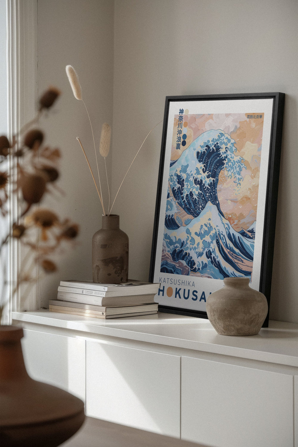 THE GREAT WAVE, Stretched Canvas Artwork