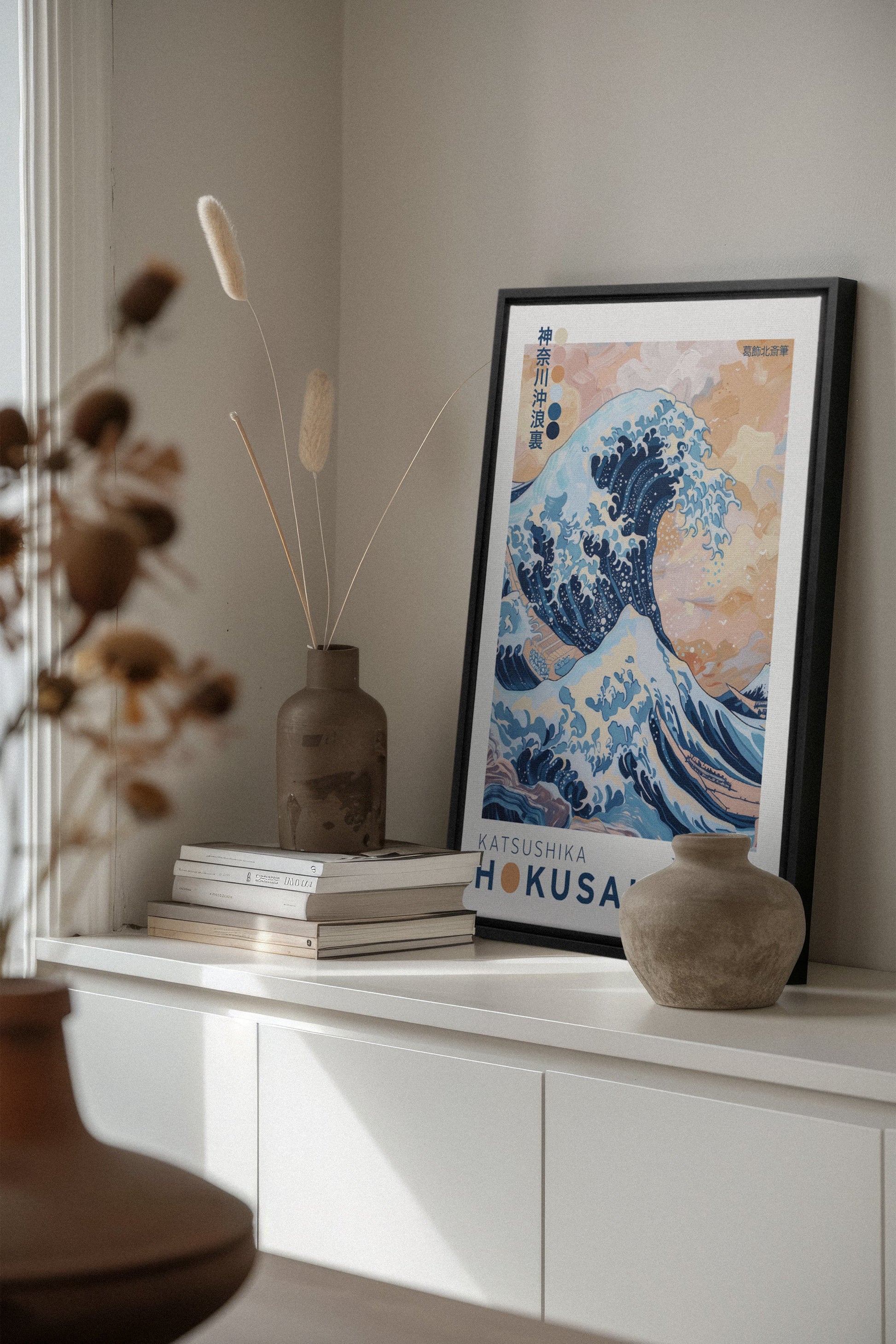 THE GREAT WAVE, Stretched Canvas Artwork