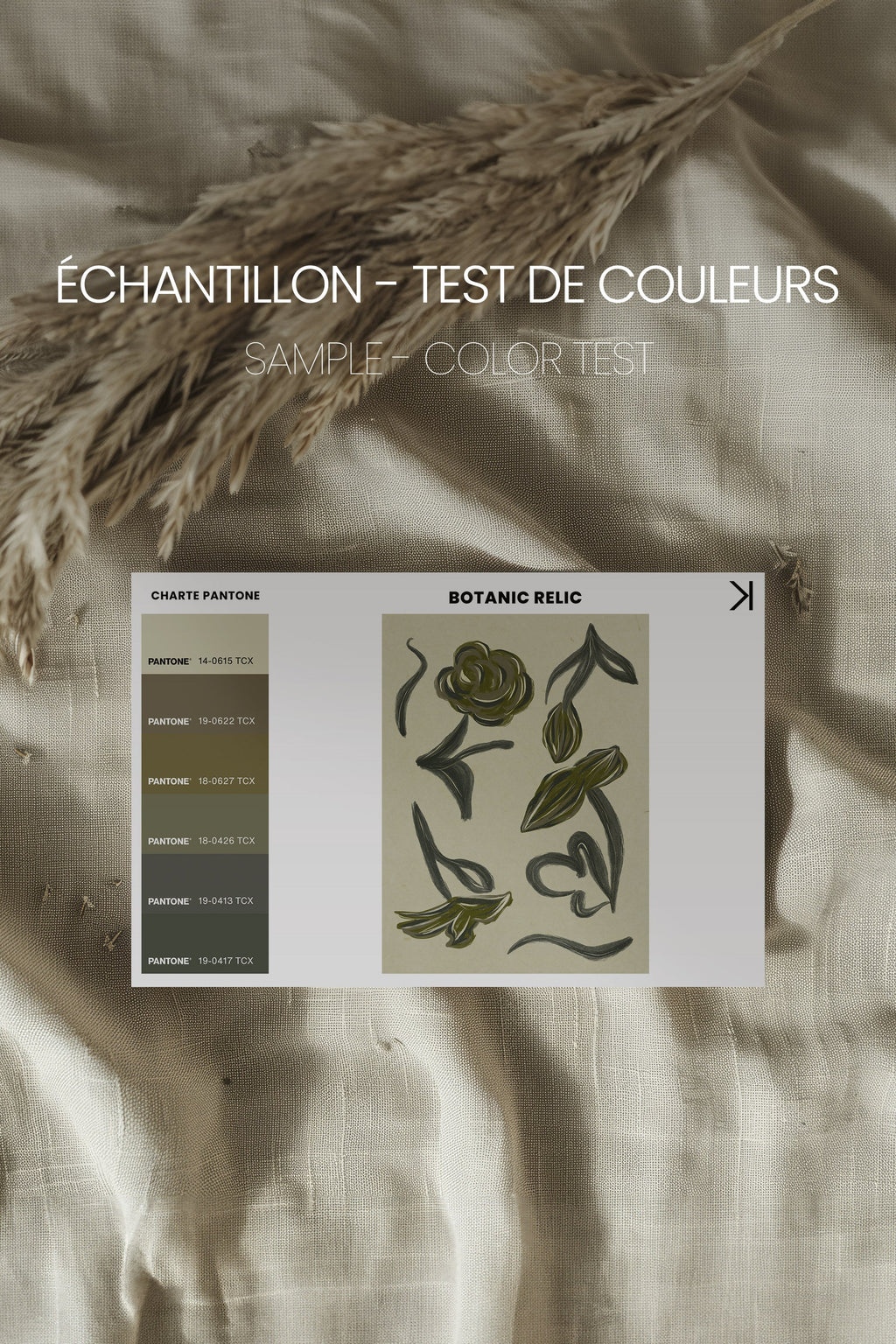 BOTANIC RELIC, Stretched Canvas Artwork