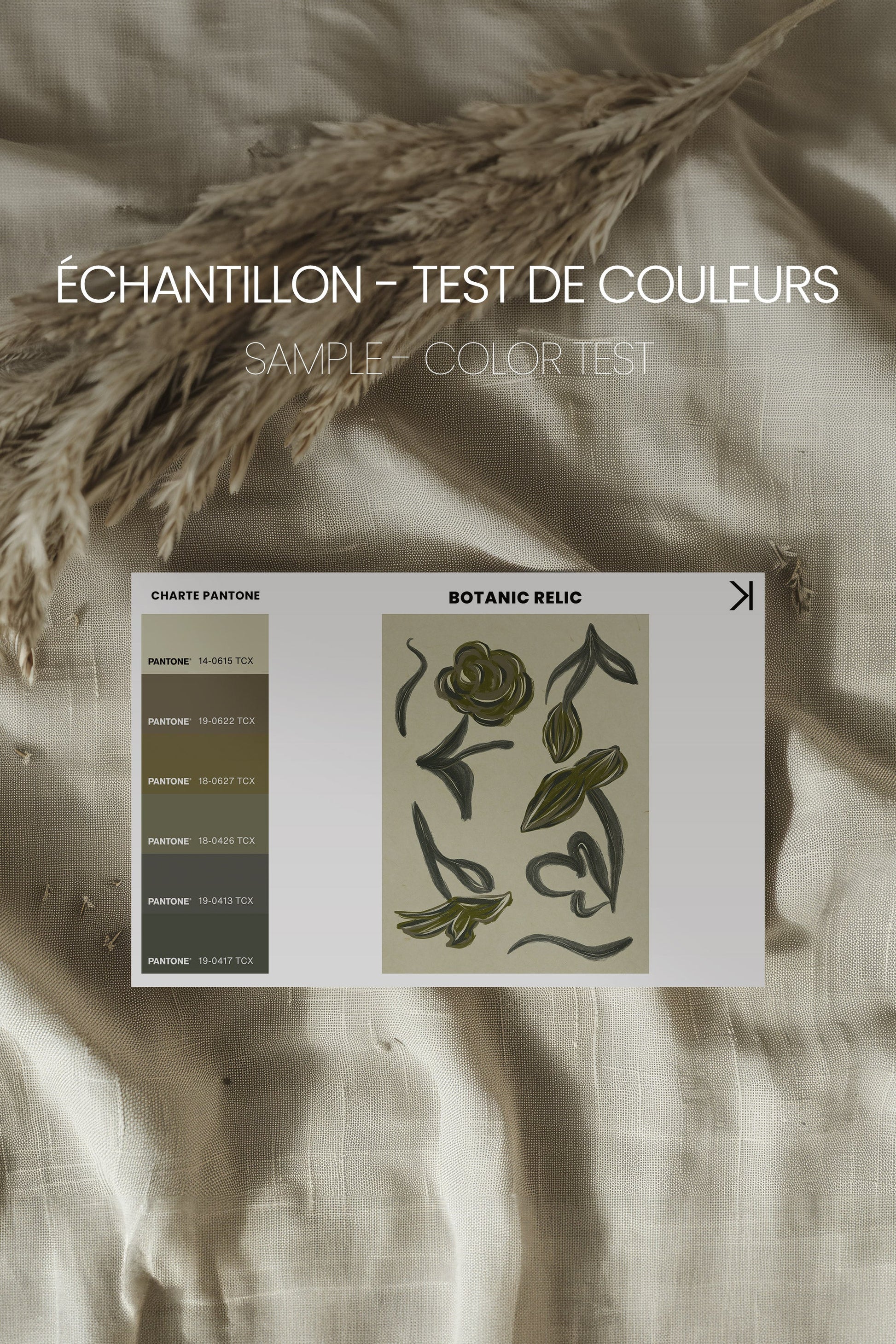 BOTANIC RELIC, Stretched Canvas Artwork