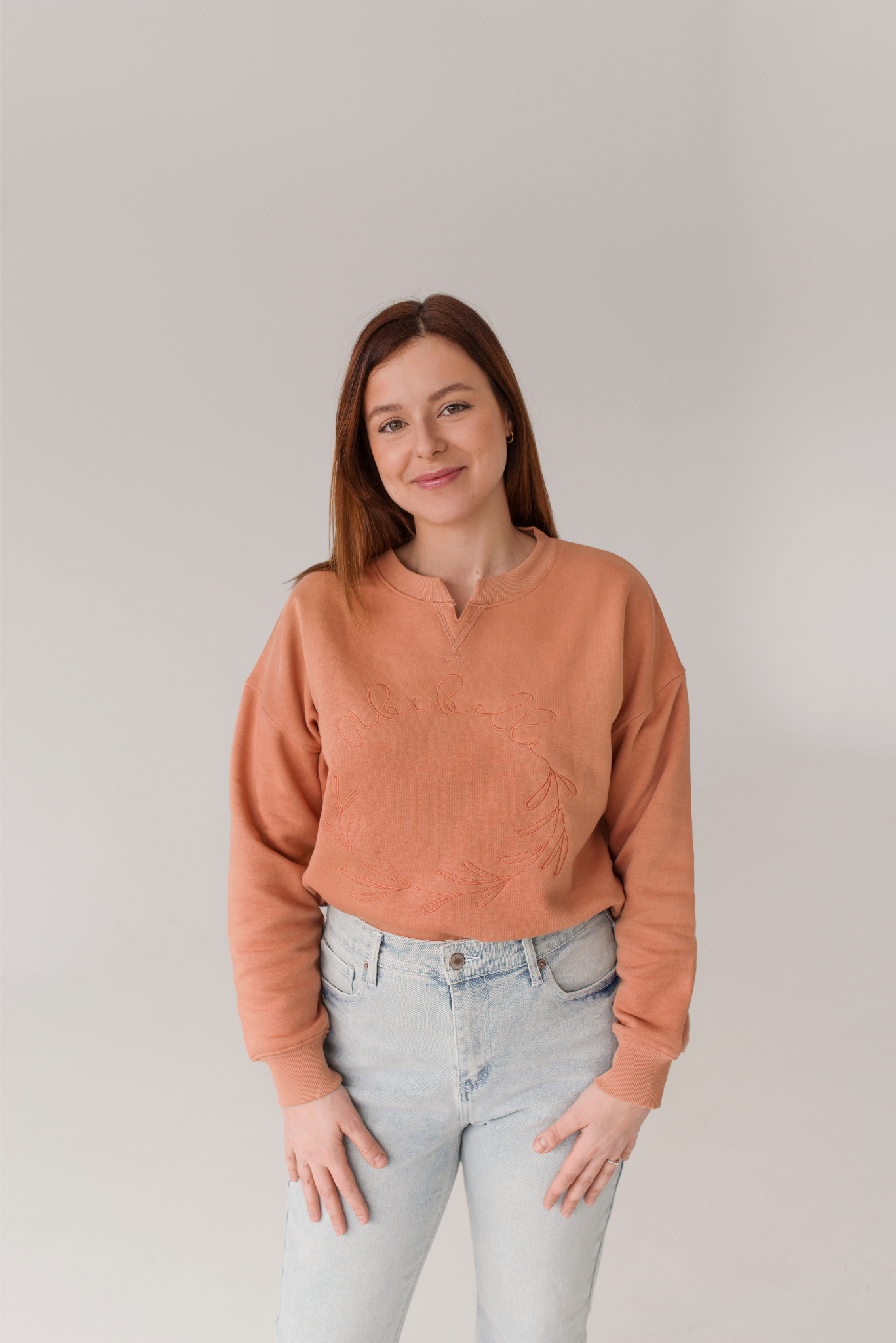 Peach Crewneck