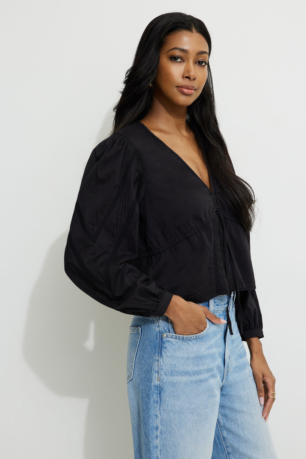 Chemisier à manches ballon